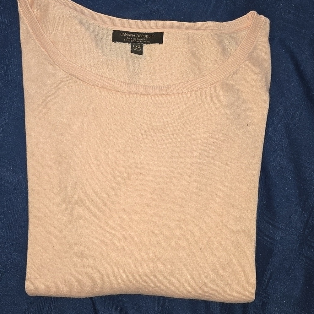 Banana Republic Petal Pink Sweater, L